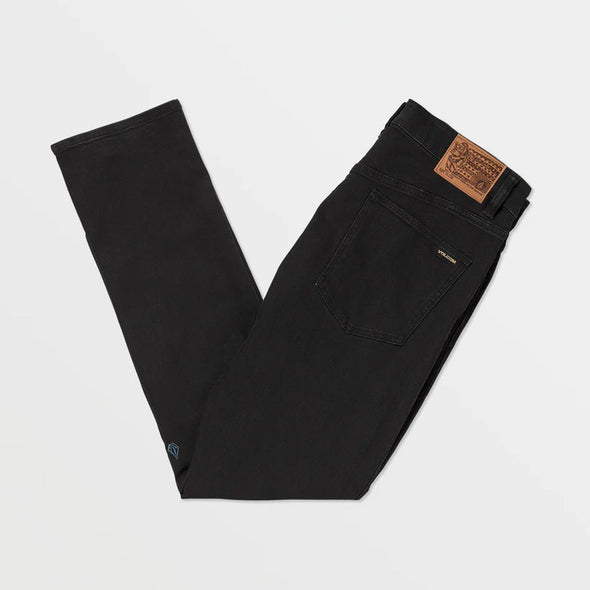 VOLCOM Vorta Slim Fit Jeans - Black Out