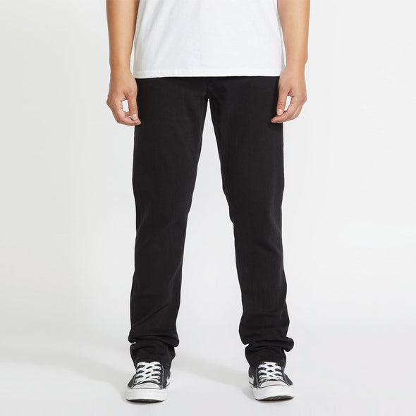 VOLCOM Vorta Slim Fit Jeans - Black Out