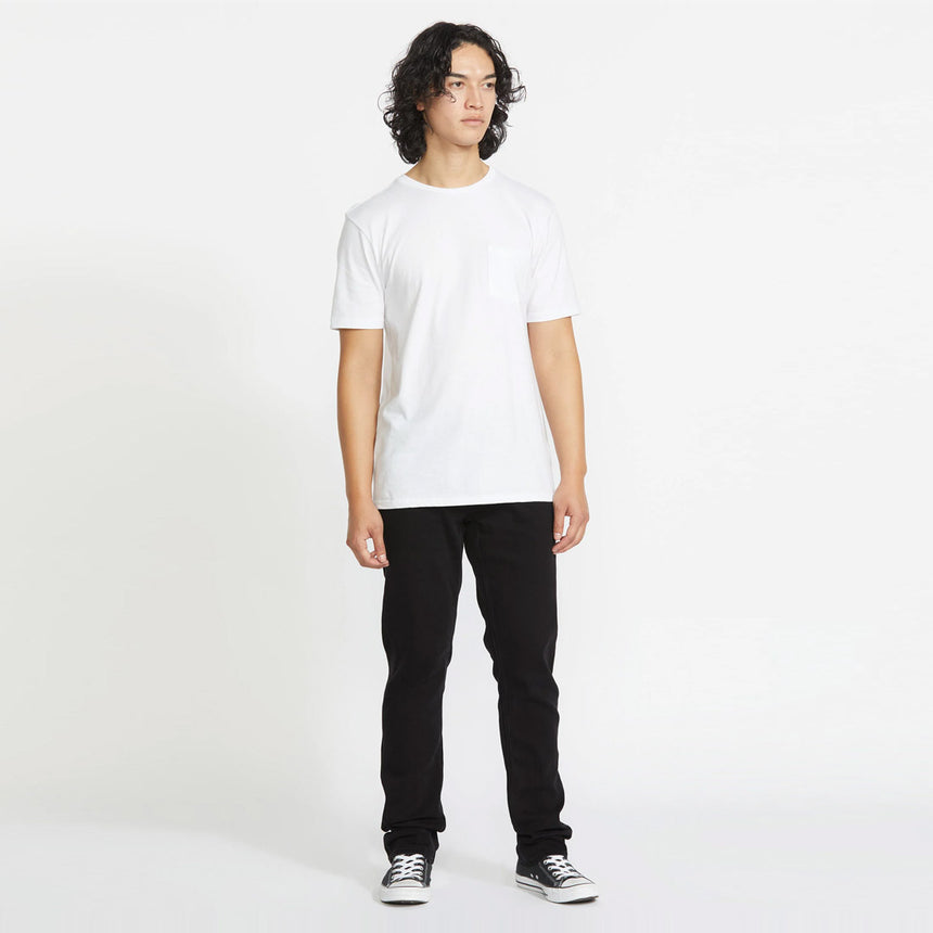 VOLCOM Vorta Slim Fit Jeans - Black Out