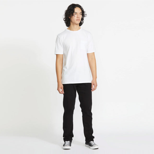 VOLCOM Vorta Slim Fit Jeans - Black Out