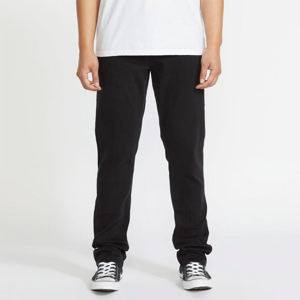 VOLCOM Vorta Slim Fit Jeans - Black Out