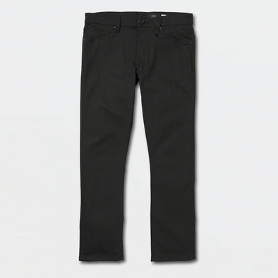 VOLCOM Vorta Slim Fit Jeans - Black/Black