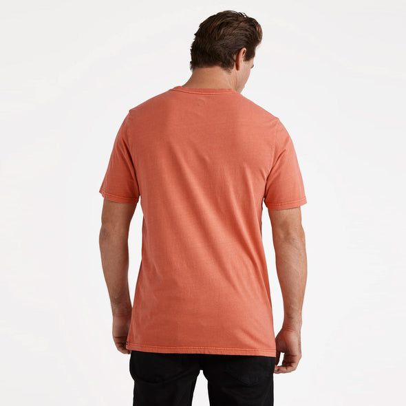 VOLCOM Wash Solid Short Sleeve Tee - Washed Red