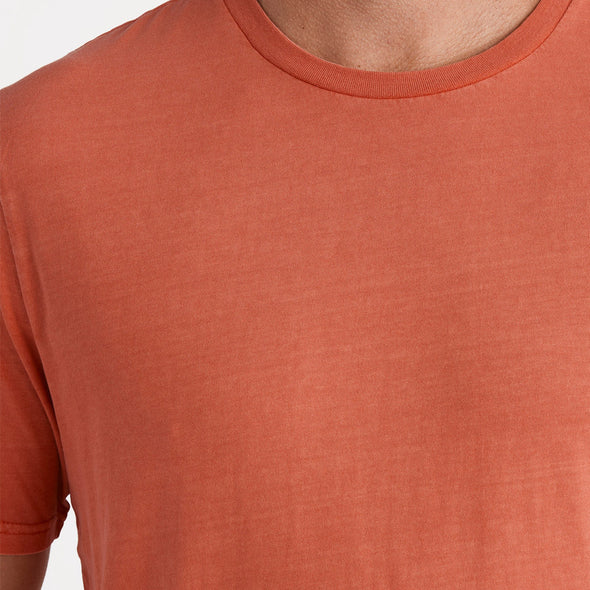 VOLCOM Wash Solid Short Sleeve Tee - Washed Red