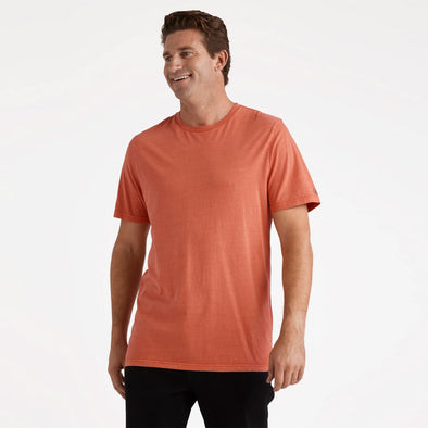 VOLCOM Wash Solid Short Sleeve Tee - Washed Red