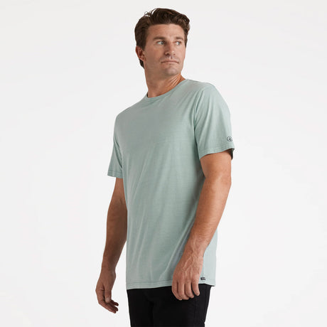 VOLCOM Wash Solid Short Sleeve Tee - Chambray