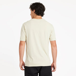 VOLCOM Wash Solid Short Sleeve Tee - Light Beige