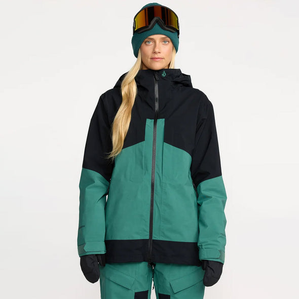 VOLCOM Women's AT Stretch Gore-Tex Jacket 2026 - Spruce Green