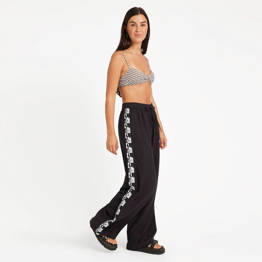VOLCOM Women's Backbeatz Pant - Vintage Black