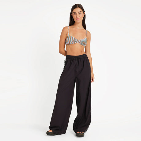 VOLCOM Women's Backbeatz Pant - Vintage Black