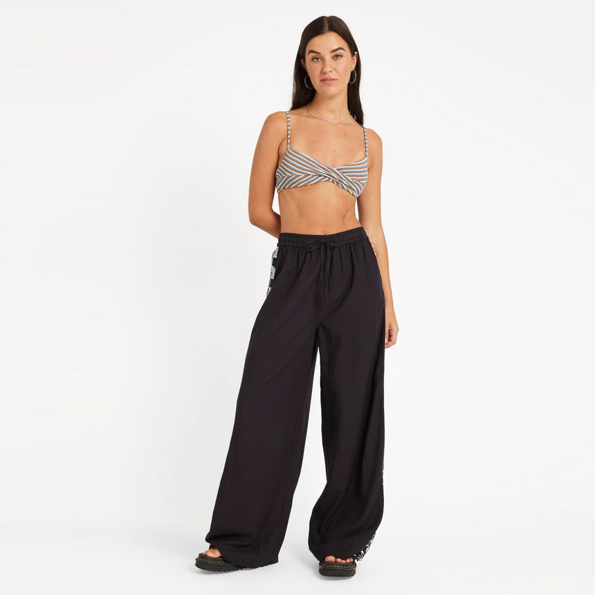 VOLCOM Women's Backbeatz Pant - Vintage Black