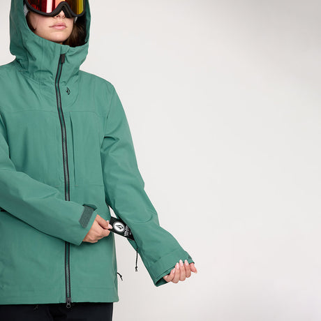VOLCOM Women's Cloudbreaker Stretch 30K Jacket 2026 - Spruce Green