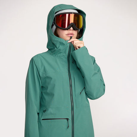 VOLCOM Women's Cloudbreaker Stretch 30K Jacket 2026 - Spruce Green