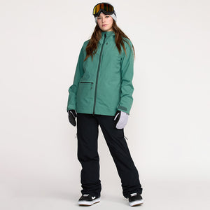 VOLCOM Women's Cloudbreaker Stretch 30K Jacket 2026 - Spruce Green