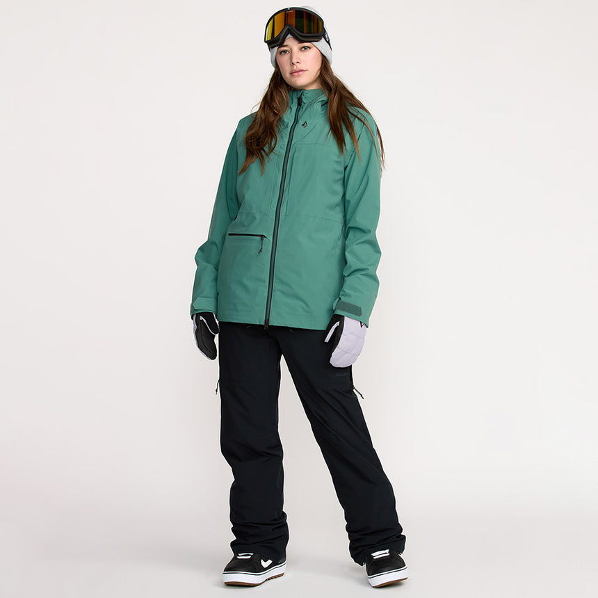 VOLCOM Women's Cloudbreaker Stretch 30K Jacket 2026 - Spruce Green