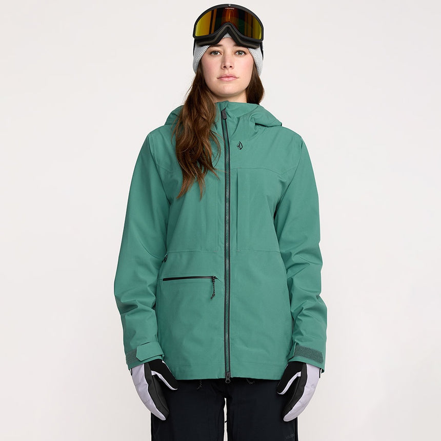 VOLCOM Women's Cloudbreaker Stretch 30K Jacket 2026 - Spruce Green
