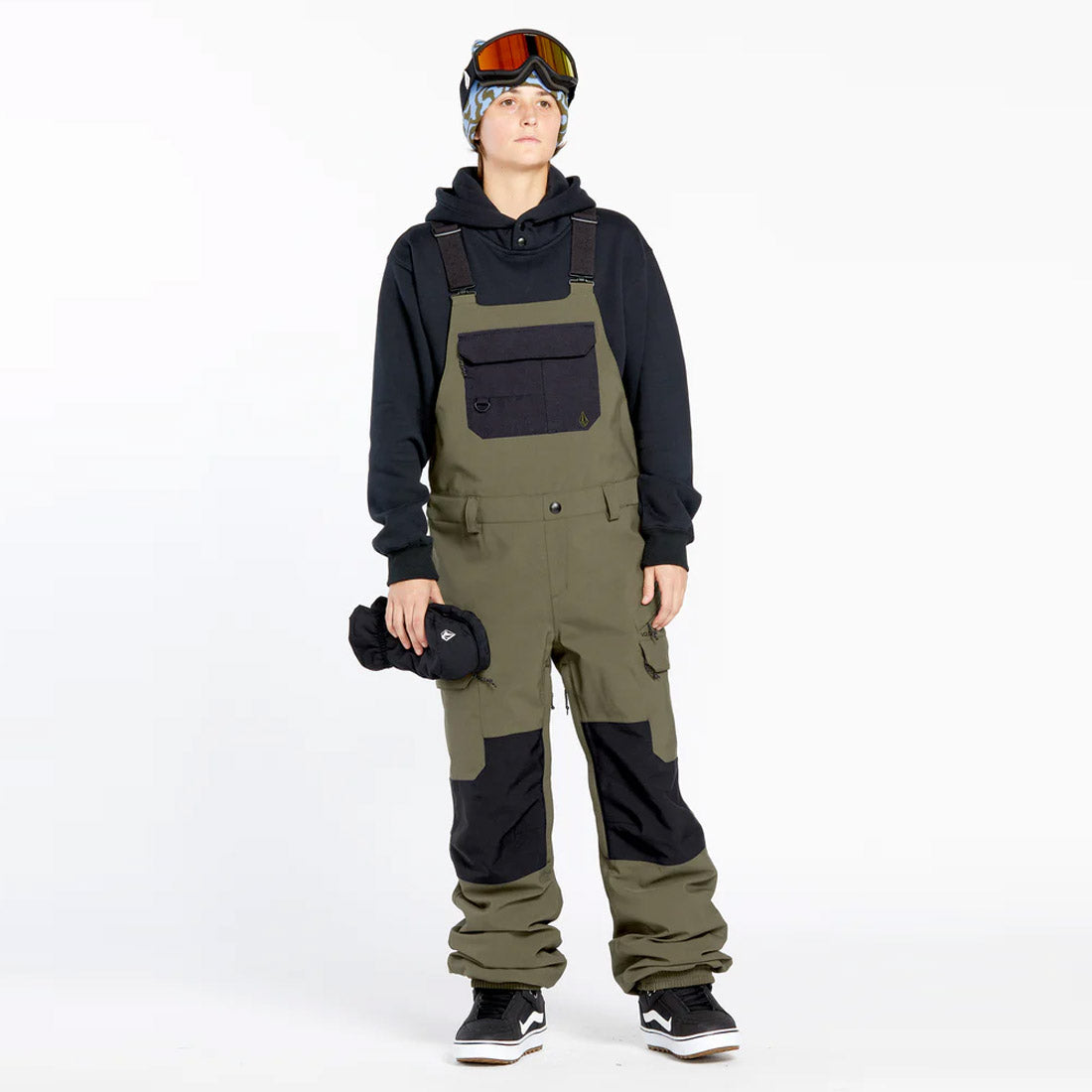 VOLCOM Women's Creston 3D Stretch Bib Overall 2025 Ivy