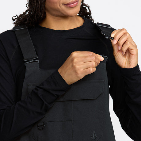 VOLCOM Women's Creston 3D Stretch Bib Overall 2026 - Black