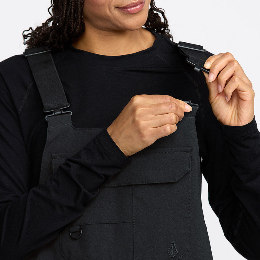VOLCOM Women's Creston 3D Stretch Bib Overall 2026 - Black