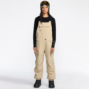 VOLCOM Women's Creston 3D Stretch Bib Overall 2026 - Oatmeal