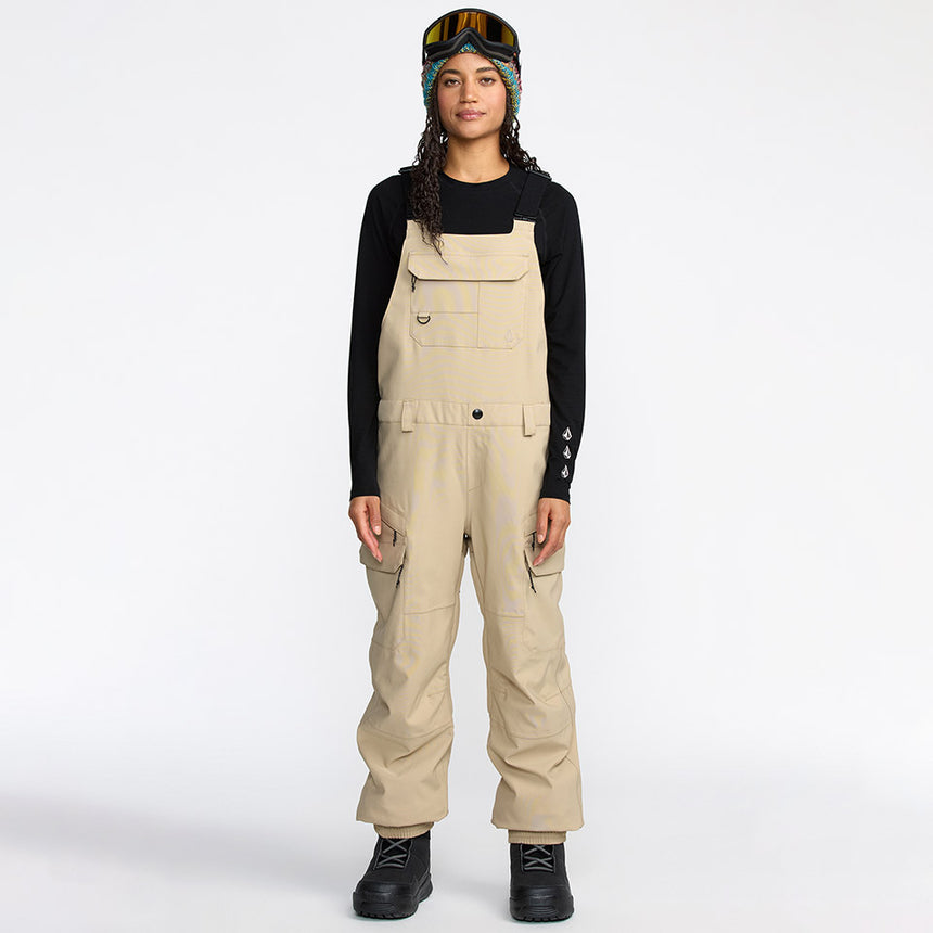 VOLCOM Women's Creston 3D Stretch Bib Overall 2026 - Oatmeal