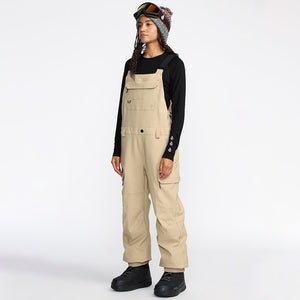 VOLCOM Women's Creston 3D Stretch Bib Overall 2026 - Oatmeal