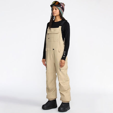 VOLCOM Women's Creston 3D Stretch Bib Overall 2026 - Oatmeal