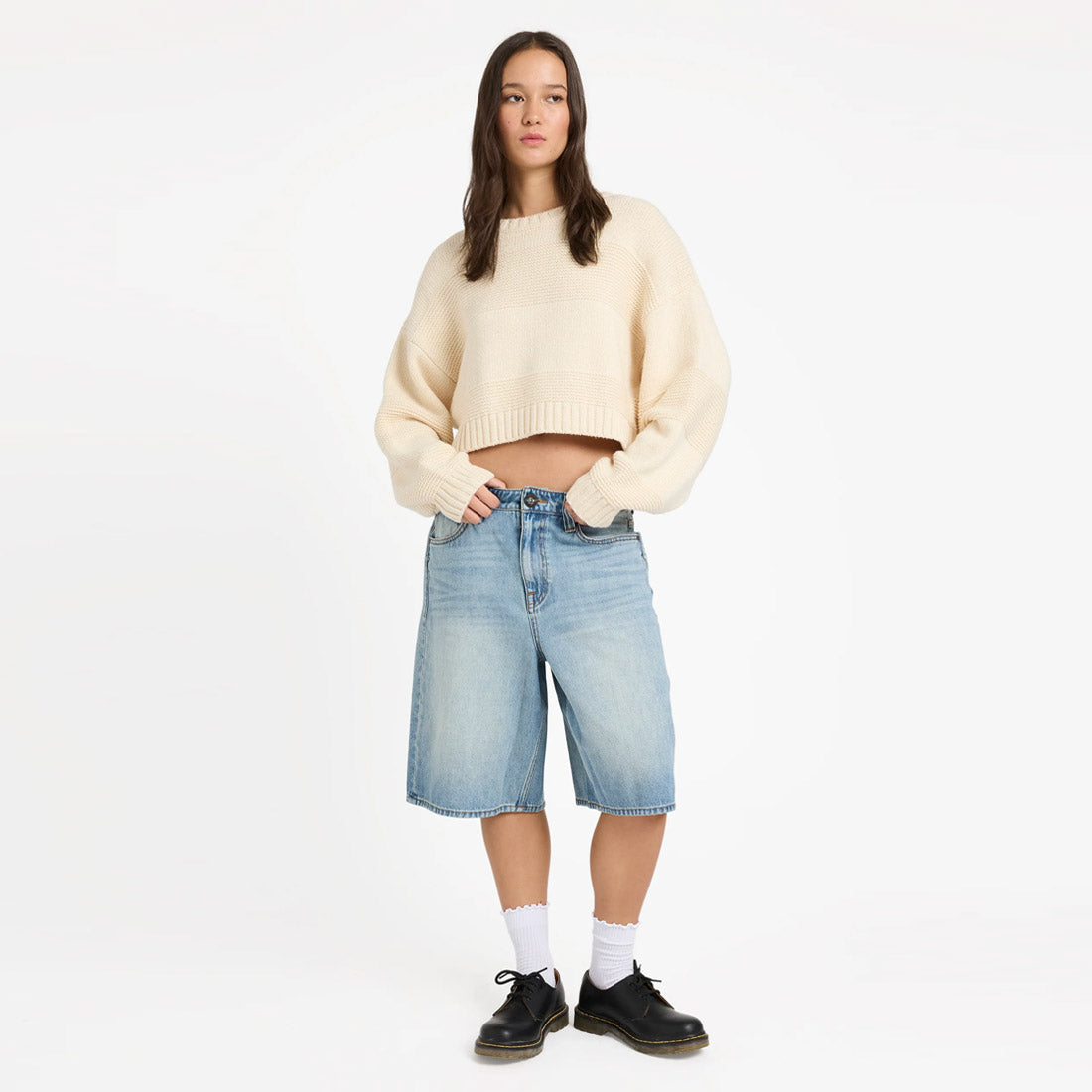 VOLCOM Women's Dayz Like This Sweater - Vintage White