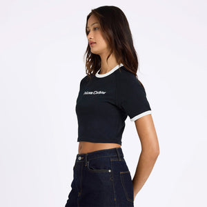 VOLCOM Women's Eyeonu Tee - Vintage Black