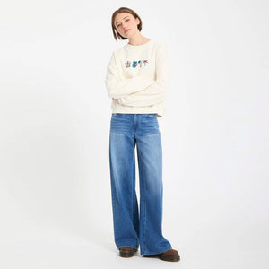 VOLCOM Women's Featured Artist Bruno Lucas Crew - Off White