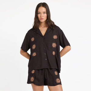 VOLCOM Women's Florez II Shirt - Vintage Black