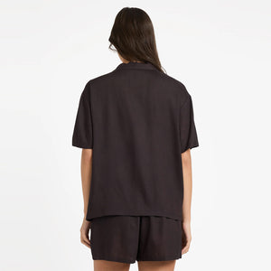 VOLCOM Women's Florez II Shirt - Vintage Black
