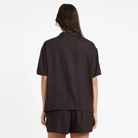 VOLCOM Women's Florez II Shirt - Vintage Black