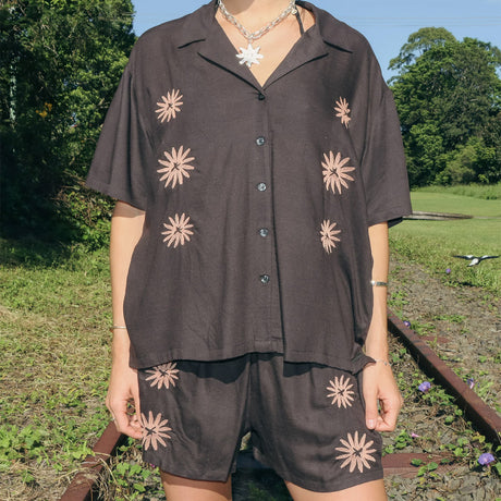 VOLCOM Women's Florez II Shirt - Vintage Black