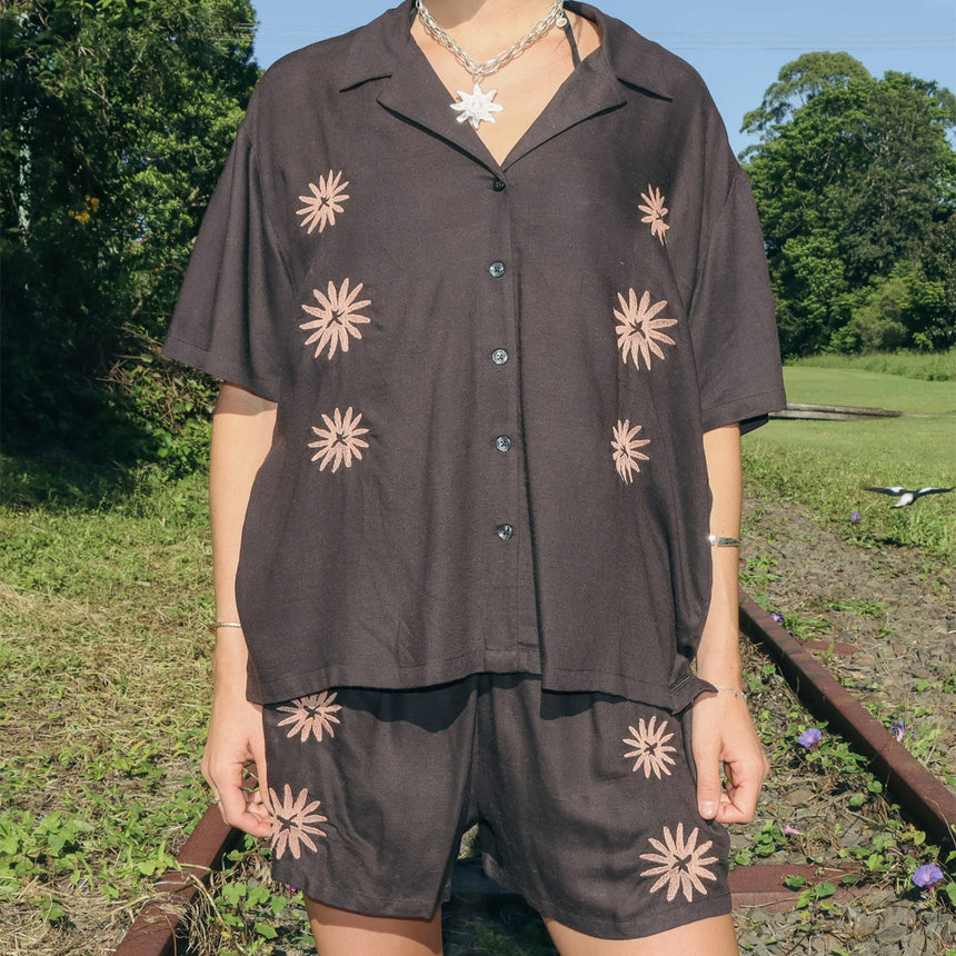 VOLCOM Women's Florez II Shirt - Vintage Black