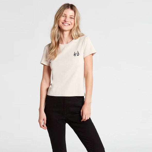 VOLCOM Women's Have a Clue Tee - Bone