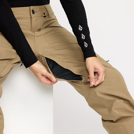 VOLCOM Women's Karat Stretch 30K Pant 2026 - Bronze