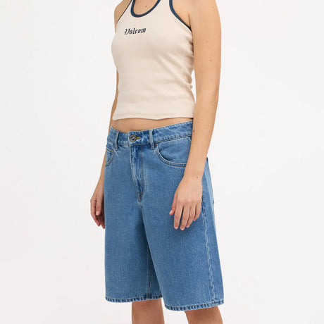 VOLCOM Women's Legged It Short - Cali Blue