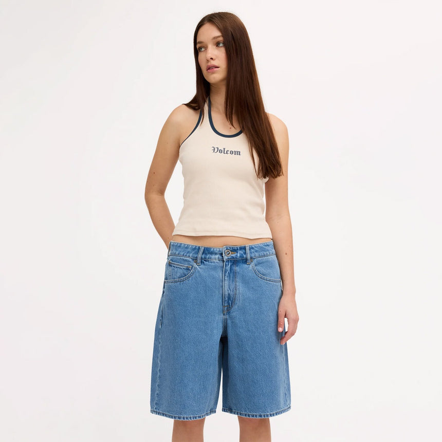 VOLCOM Women's Legged It Short - Cali Blue