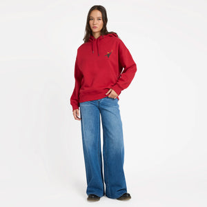 VOLCOM Women's Moove On Pullover - Deep Red