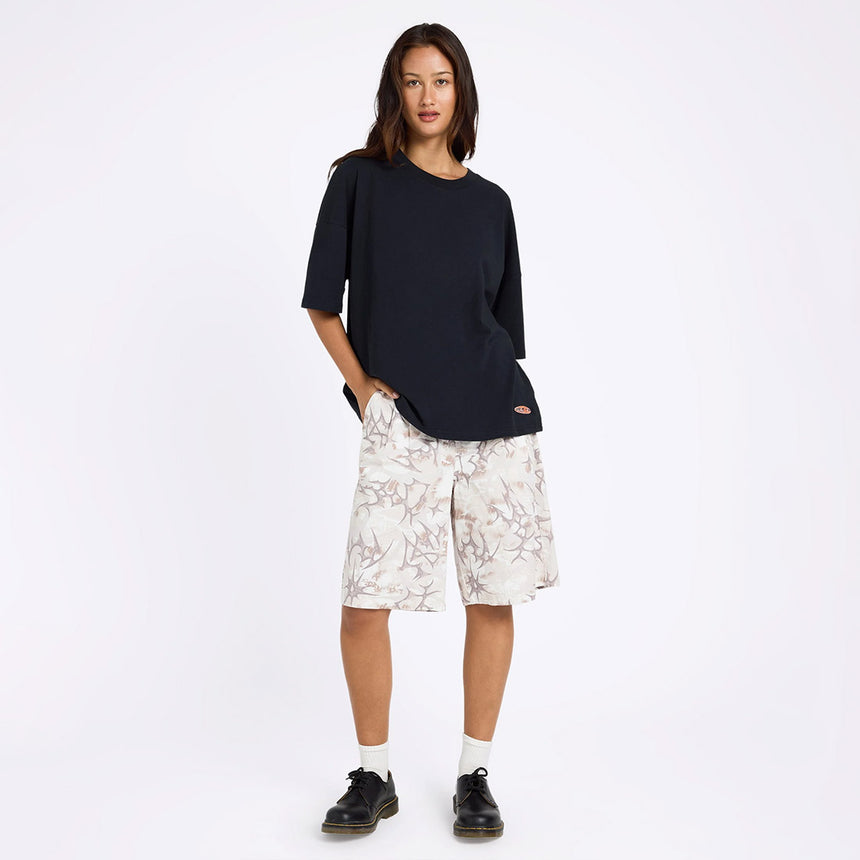VOLCOM Women's Not Yo Boyfriend Tee - Black