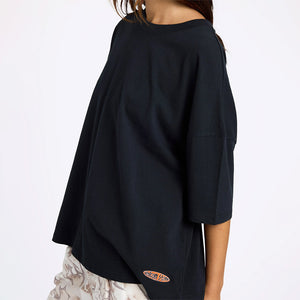 VOLCOM Women's Not Yo Boyfriend Tee - Black