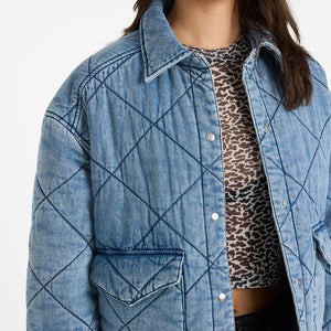 VOLCOM Women's OC Ramps Quilted Jacket - Worn Light Blue