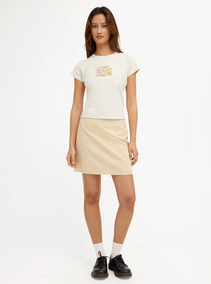 VOLCOM Women's Postered Tee - Off White