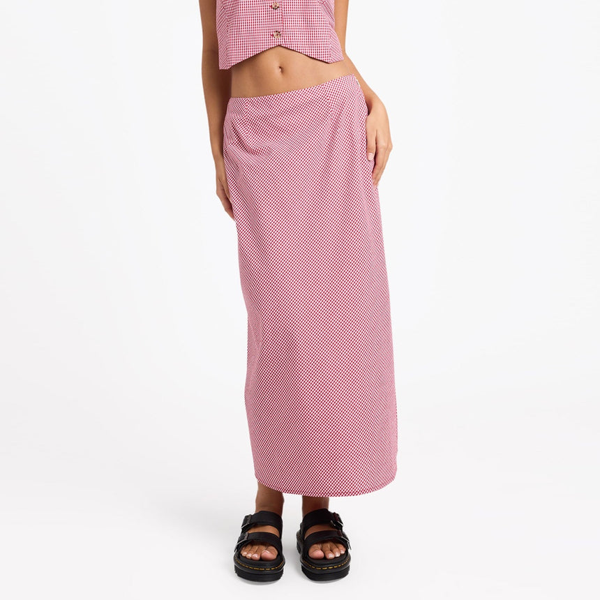 VOLCOM Women's Psychonic Skirt - Fiesta Red