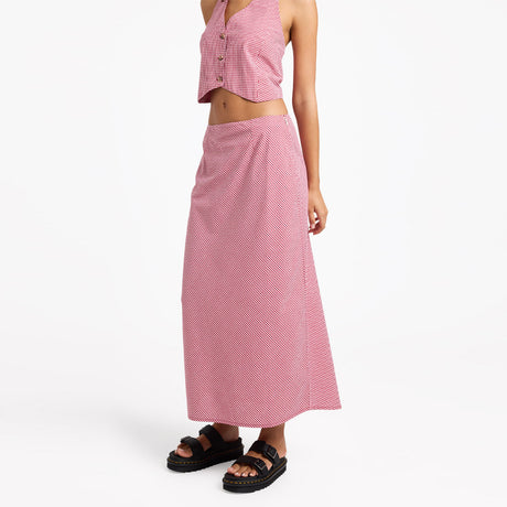 VOLCOM Women's Psychonic Skirt - Fiesta Red