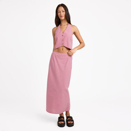 VOLCOM Women's Psychonic Skirt - Fiesta Red