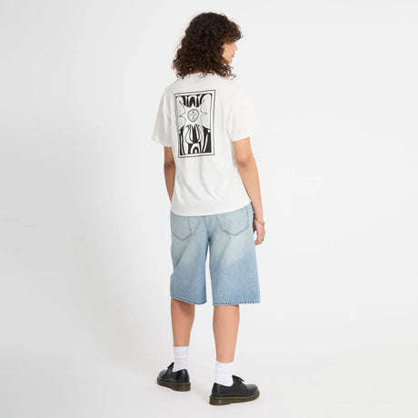 VOLCOM Women's Radical Daze Up Tee - Off White