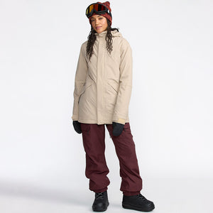 VOLCOM Women's Shelter 20K 3D Stretch Jacket 2026 - Oatmeal