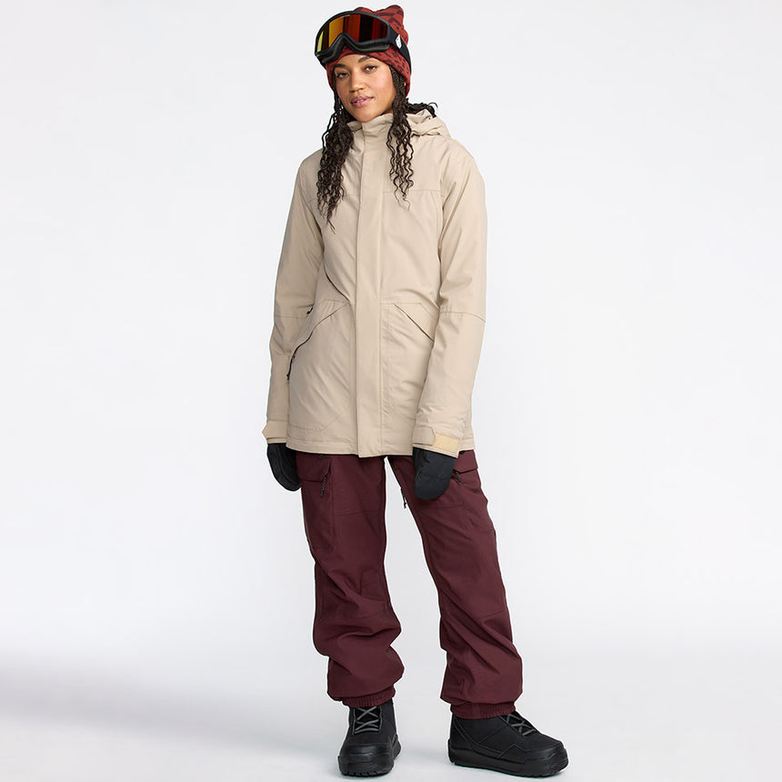 VOLCOM Women's Shelter 20K 3D Stretch Jacket 2026 - Oatmeal